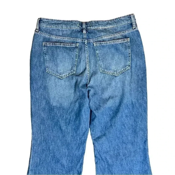 Free People We the Free Flare Leg Distressed Jeans Size 31 - Picture 5 of 8